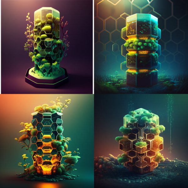 TechnologyBetween_microgreen_suppe_hex_tower_abstrakt_growing_f_9aeb44fe-ead1-4947-88ba-87f399ce4779