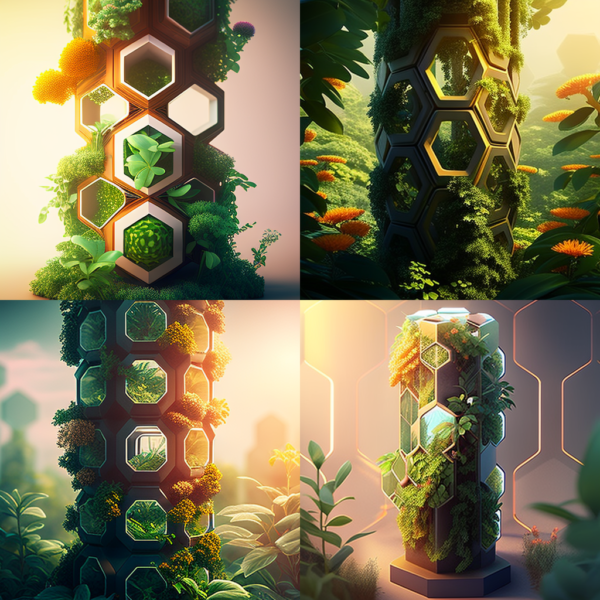TechnologyBetween_vertical_tower_garden_with_hexagonal_4k_high__fb4c7186-fc11-4cbc-8dab-e92c94fb41e0